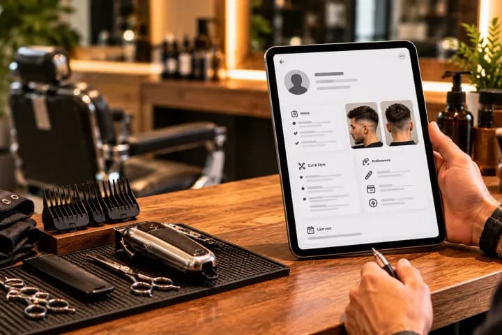 Client notes for barbers: cuts, guards, fades, and preferences cover image