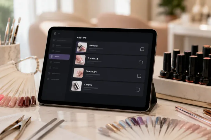 Gel, BIAB, nail art: how to structure add-on services cover image