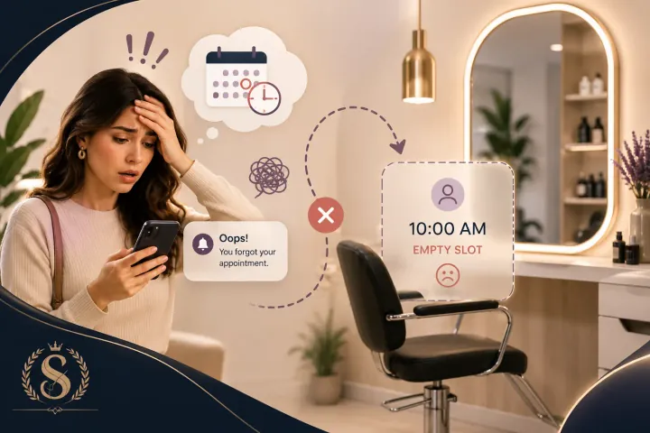 Why clients forget appointments and how salons can prevent it cover image